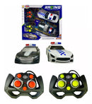 Set de Dos Carros de Policia a Control Remoto Frecuencias Diferentes