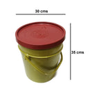 Balde Cuñete de 20 Litros con Tapa X 2 Unidades