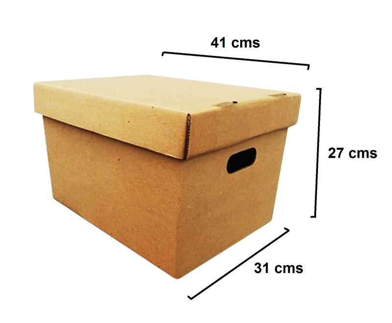 Seis Cajas De Cartón X300 Para Archivos Calibre 720 Fuerte