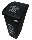 Trio de Canecas de 55 Litros Tapa Vaivén Colplast