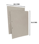 Carpeta Dos Tapas En Yute Sencilla X 100 Uds