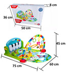 Gimnasio para bebés multifuncional: Tapete, piano y móvil