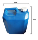 Garrafa No apilable de 5 Galones Azul con Tapa X 6 Unidades