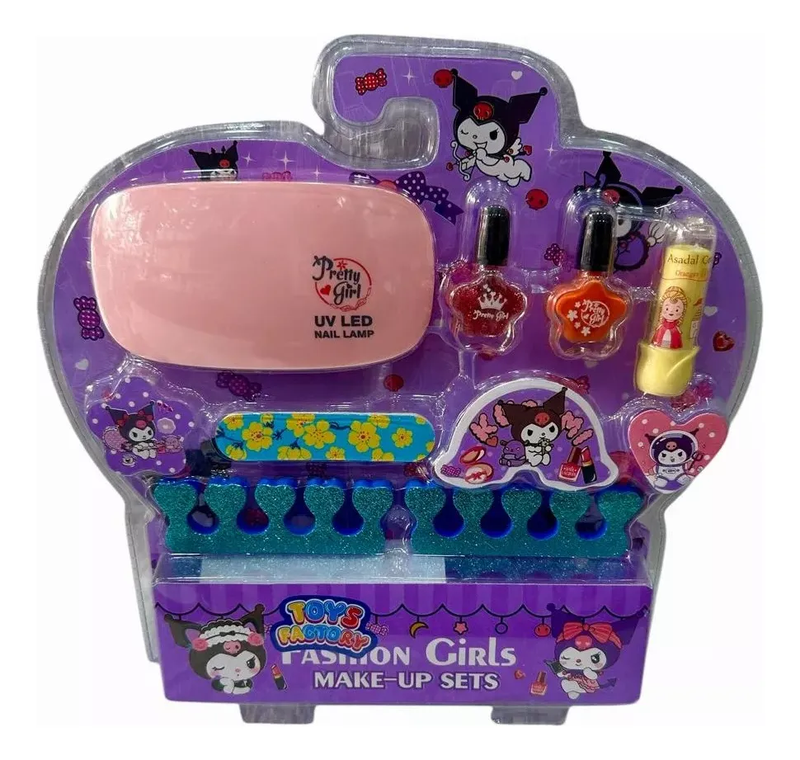 Set De Uñas Y Maquillaje Con Maquina Secadora De Uñas