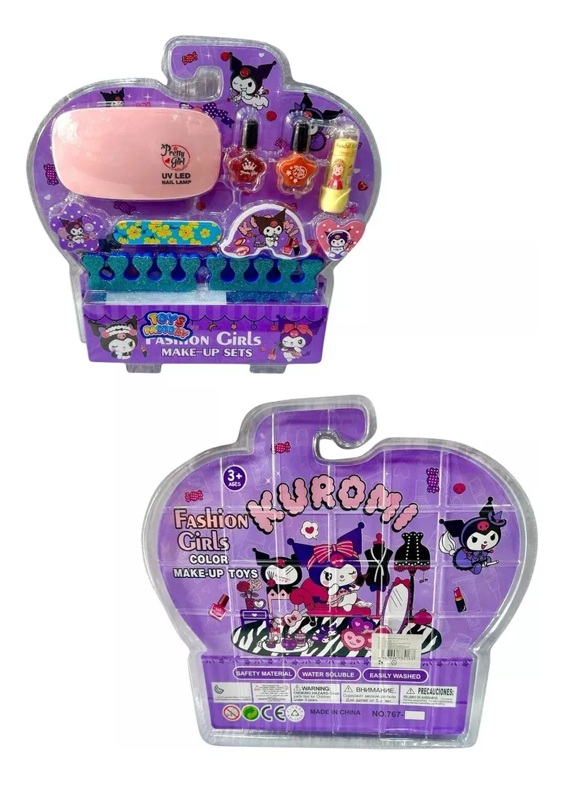 Set De Uñas Y Maquillaje Con Maquina Secadora De Uñas