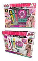 Juguete Uñas Para Niñas Accesorios Kit Manicure Esmaltes