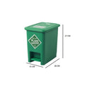 Papelera de 8 Litros con Pedal Luxury