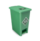 Punto ecológico 3 puestos con pedal Capacidad 12 Litros LUXURY