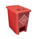 Punto ecológico 3 puestos con Pedal Capacidad de 8 litros LUXURY