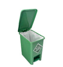 Punto ecológico 3 puestos con Pedal Capacidad de 8 litros LUXURY