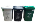 Trio de Papeleras Colplast 36 Litros Tapa Vaivén