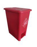 Papelera Plástica Pedal 12 L - Unidad a $29800