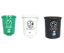 Trio de Papeleras de 3.5 Litros con Pedal Luxury