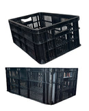 Canastilla Plástica Industrial Nueva Carullera X 6 Unidades (60cmX40cmX25cm)