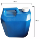Garrafa No apilable de 5 Galones Azul con Tapa