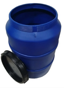 Caneca Plástica 55 Galones Nueva con Tapa Rosca