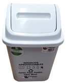 Punto ecológico 3 puestos con vaiven Capacidad de 10 litros COLPLAST