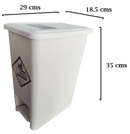 Papelera 12 Litros De Pedal