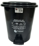 Punto ecológico 3 puestos con pedal Capacidad de 12 litros