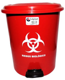 Punto ecológico 3 puestos con pedal Capacidad de 12 litros