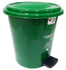 Punto ecológico 3 puestos con pedal Capacidad de 12 litros