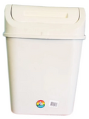 Papelera Plástica Vaivén De 12 Litros Para Oficina
