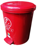 Punto ecológico 3 puestos con pedal Capacidad de 13 litros LUXURY