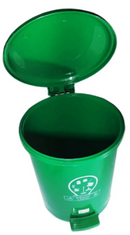 Punto ecológico 3 puestos con pedal Capacidad de 13 litros LUXURY