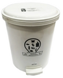 Punto ecológico 3 puestos con pedal Capacidad de 13 litros LUXURY