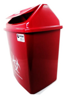 Punto ecológico 3 puestos con vaiven Capacidad de 22 litros COLPLAST