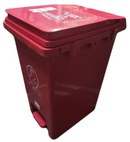 Punto ecológico 3 puestos con pedal Capacidad de 20 litros LUXURY