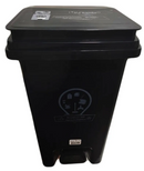 Punto ecológico 3 puestos con pedal Capacidad de 20 litros LUXURY