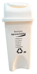 Punto ecológico 4 puestos con vaiven Capacidad de 35 litros