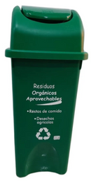 Punto ecológico 4 puestos con vaiven Capacidad de 35 litros