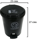 Trio de Papeleras de 7 Litros con Pedal Luxury