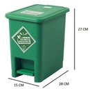 Trio de Papeleras de 8 Litros con Pedal Luxury