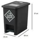 Trio de Papeleras de 8 Litros con Pedal Luxury