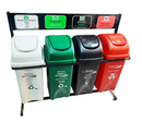 Punto ecológico 4 puestos con vaiven Capacidad de 35 litros