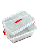 Caja Plástica Tupper Multihogar Tapa Click De 17 Litros