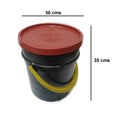 Balde Cuñete de 20 Litros con Tapa X 6 Unidades