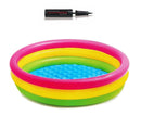 Piscina inflable diámetro de 147 cm + 200 Pelotas + Inflador